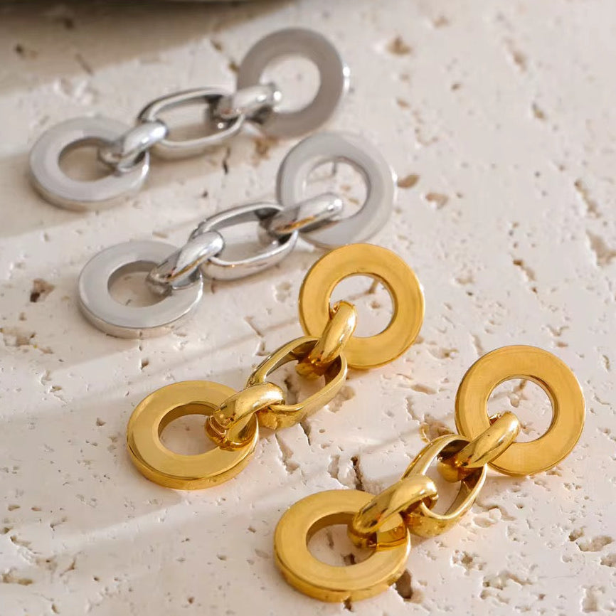 Earring pin silver