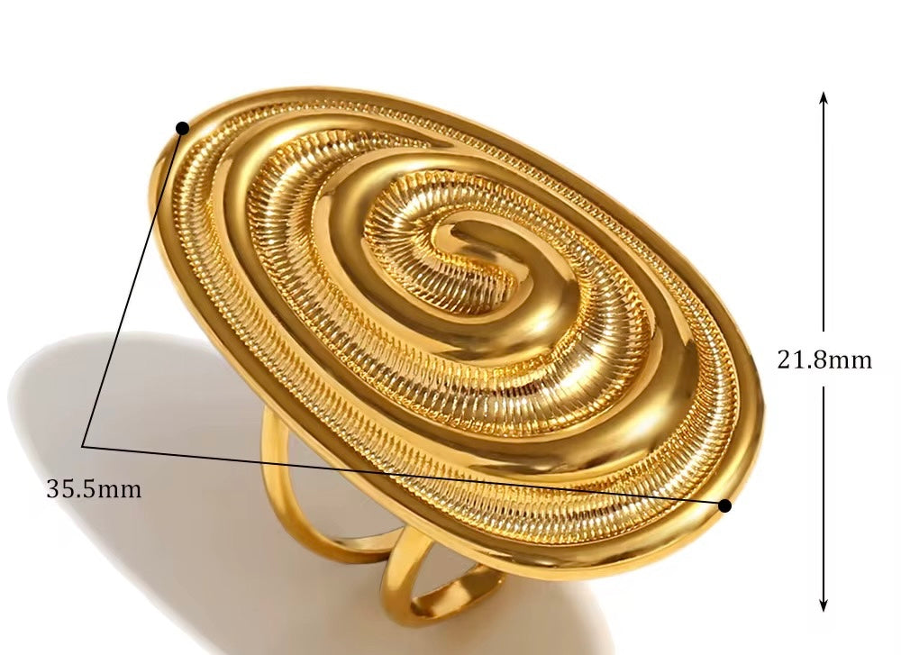 Swirl ring