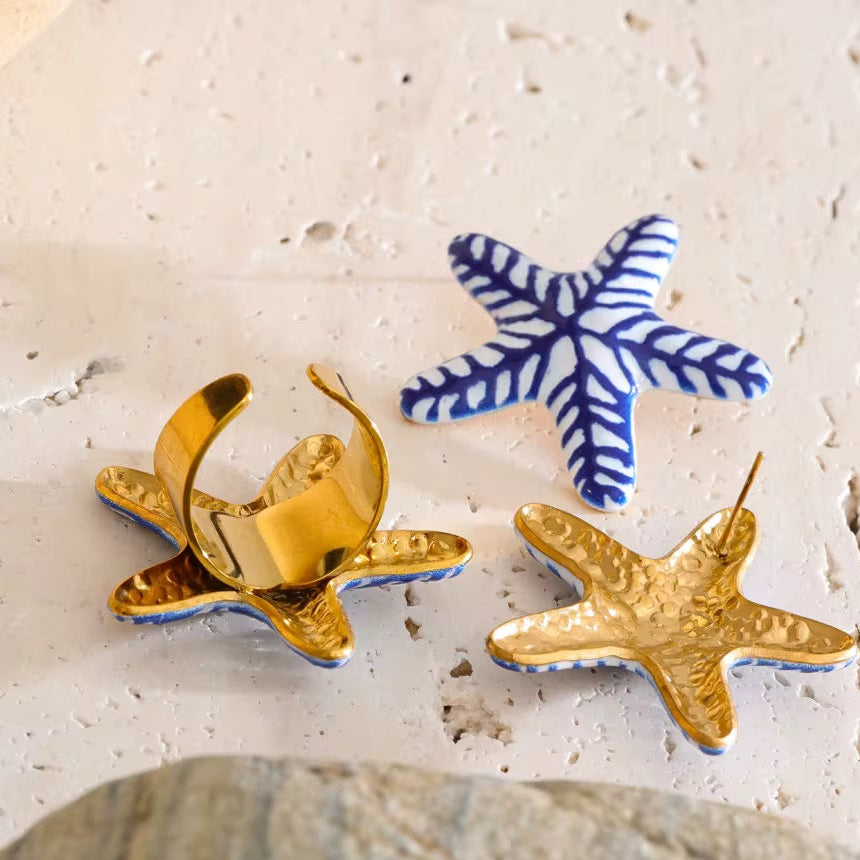 Summer blue earring