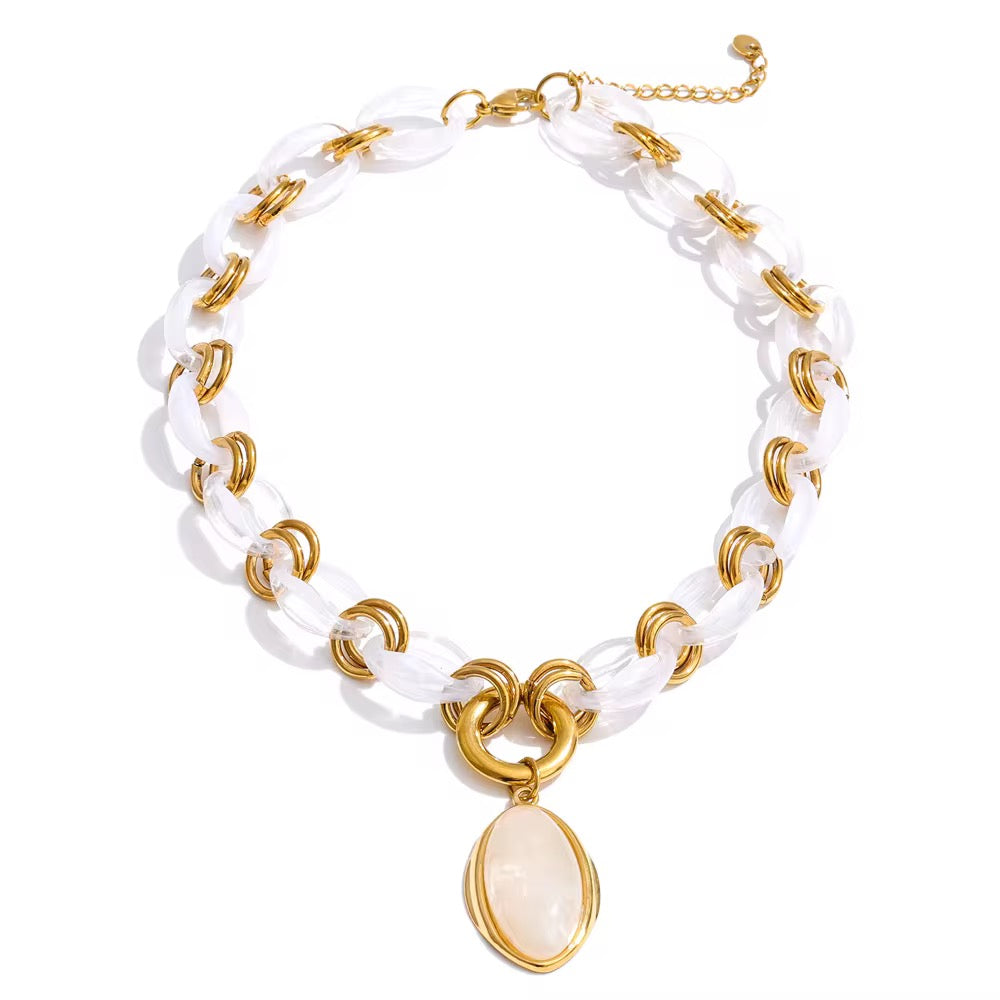 Necklace Cristal light