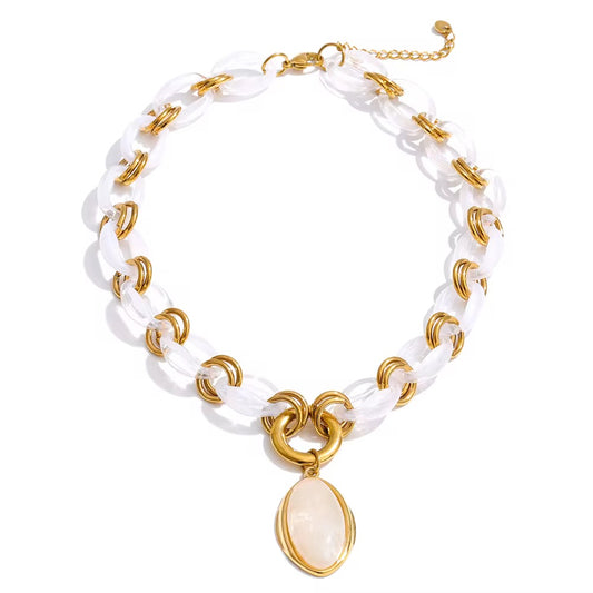 Necklace Cristal light