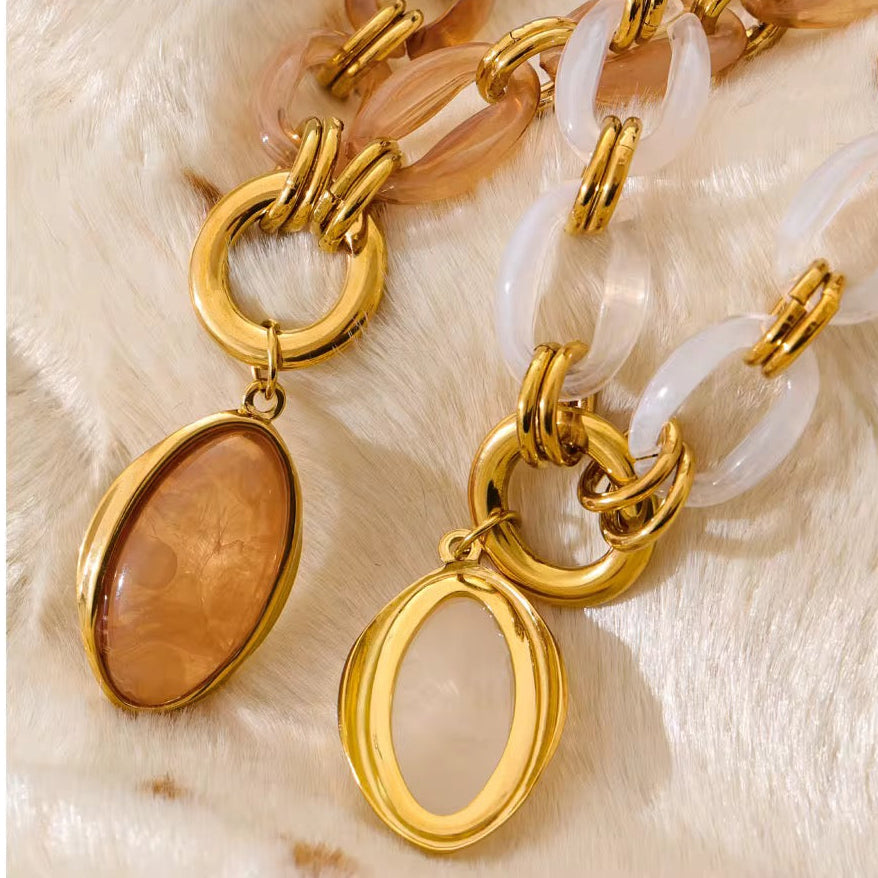Necklace Cristal light