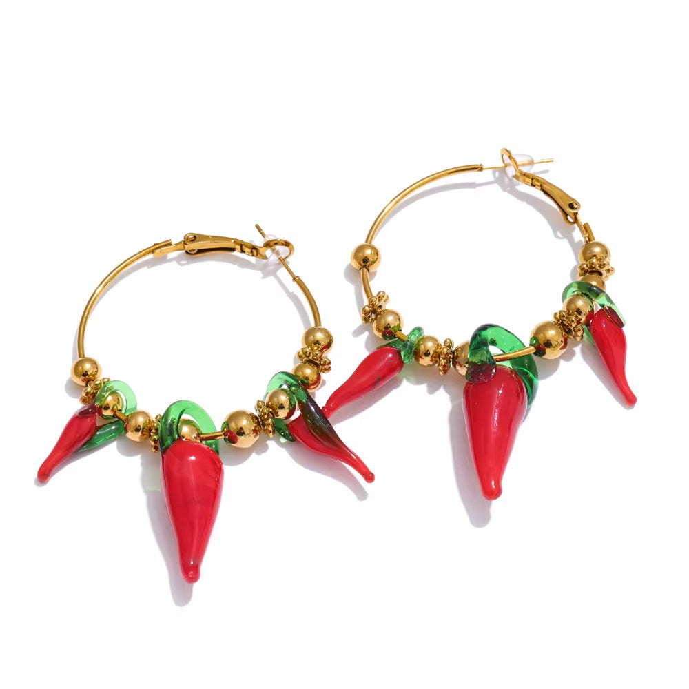 Earring Golden reflection